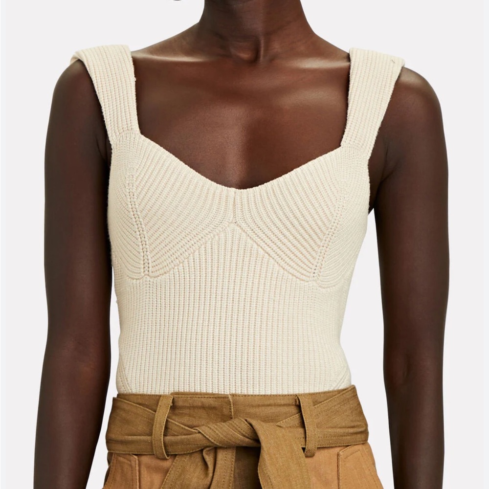 STAUD knit sweater tank top, worn once!